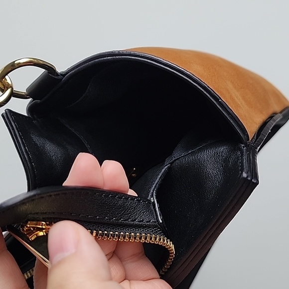 COSMOPARIS Meya Top Handle Multi Colour Leather Flap Tote Bag - Picture 10 of 14